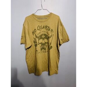 Zero Foxtrot Army Green Graphic T-Shirt No Quarter! Afterlife Club Sz 2XL Casual